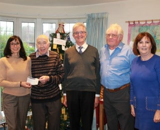 Inter Church Trust cheque presentation