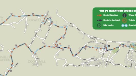 Chelmsford Marathon Map