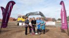 Fair Havens nurses digging the first sod