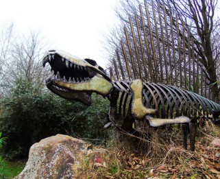 Dinosaur in the Little Havens Garden