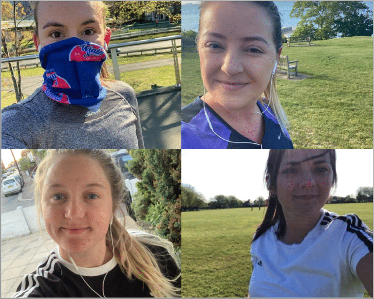 Lizzie Last And Friends Running For Little Havens