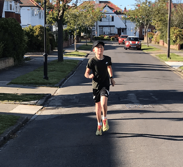 Oliver running