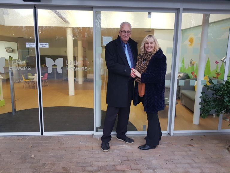 Mike Davis from Elvis In Essex visiting Little Havens