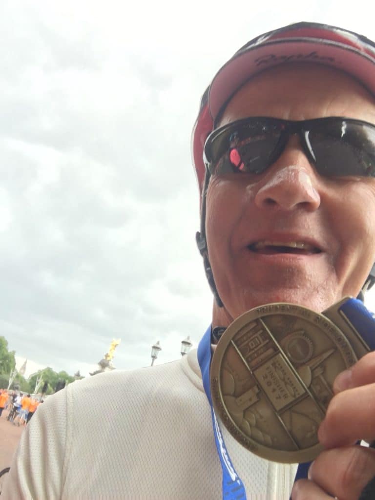 Alastair Kendrick Taking Part In 2017 Prudential RideLondon