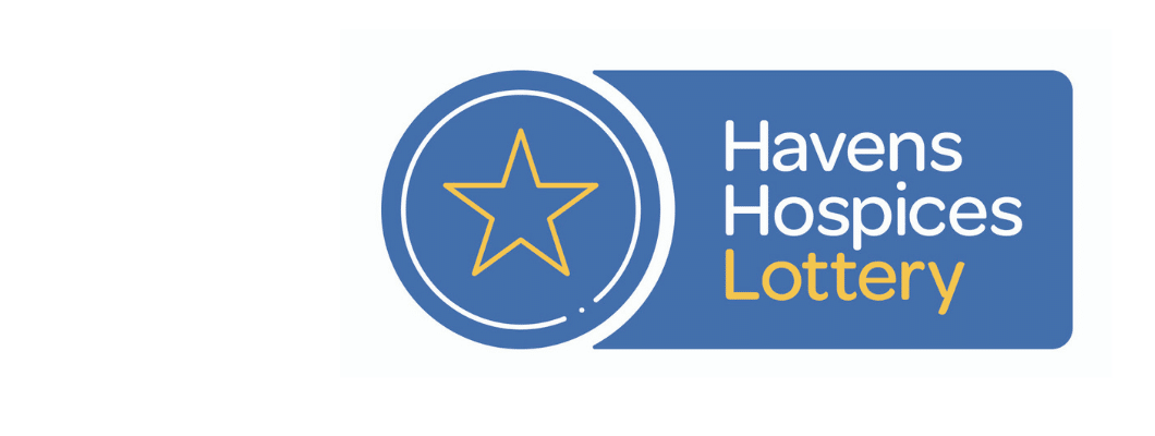 Havens Hospices Lottery Logo with a star next to it