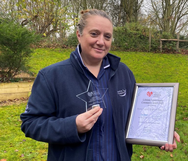 Paula Reid-Smart, Hospice at Home Sister with the Pride of Essex Award
