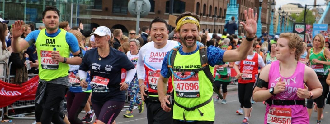 group of runners smiling