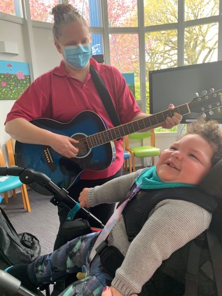 Elijah and Music Therapist Ruth