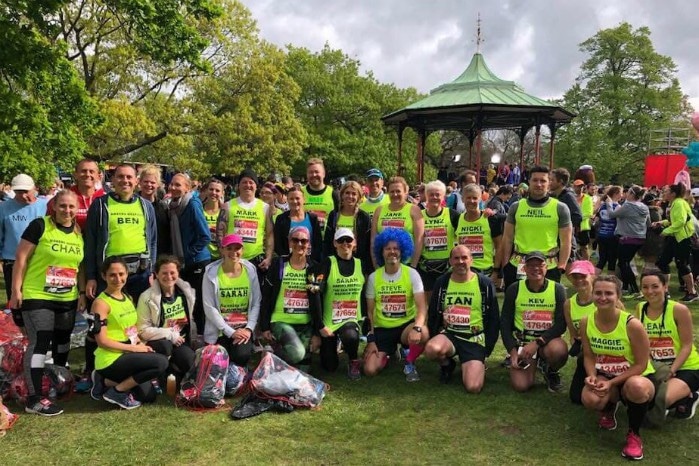 Team Havens runners at a previous event