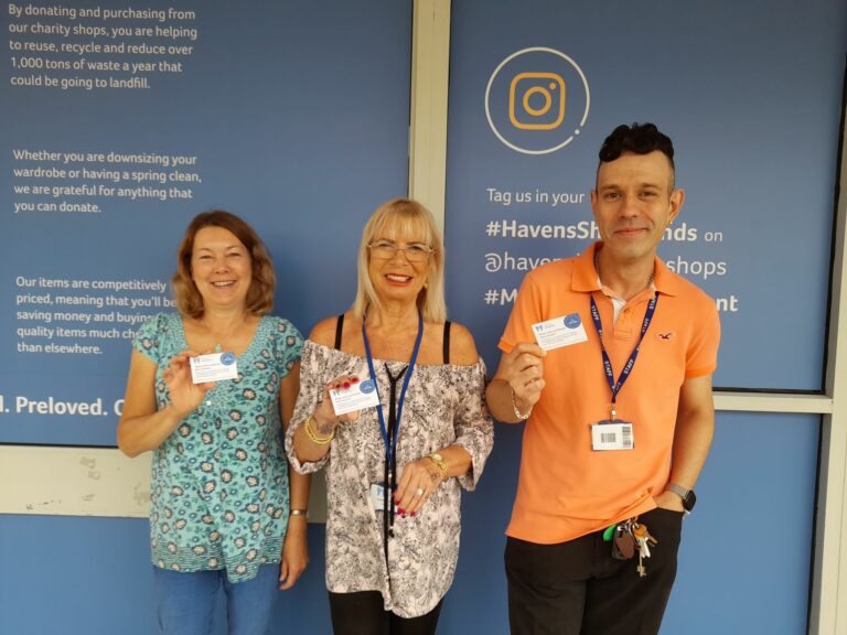 Staff And Volunteers From The Shoebury Asda Havens Hospices Shop