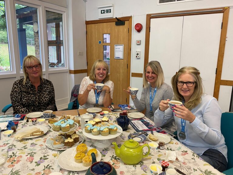 Volunt-Hares gather at Little Havens for afternoon tea