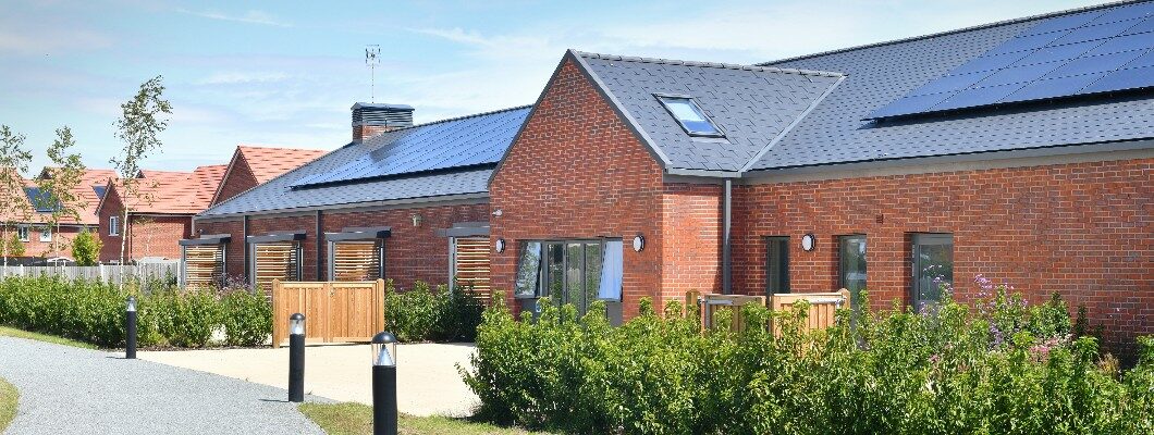 the exterior of the Fair Havens Hospice building