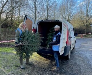 R.C Boreham Volunteering For The Tree Collection In 2022