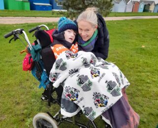 Oscar's Visit To the beach with his mum