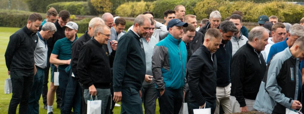 A group of golfers