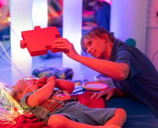 Oliver in the MSR with Donna