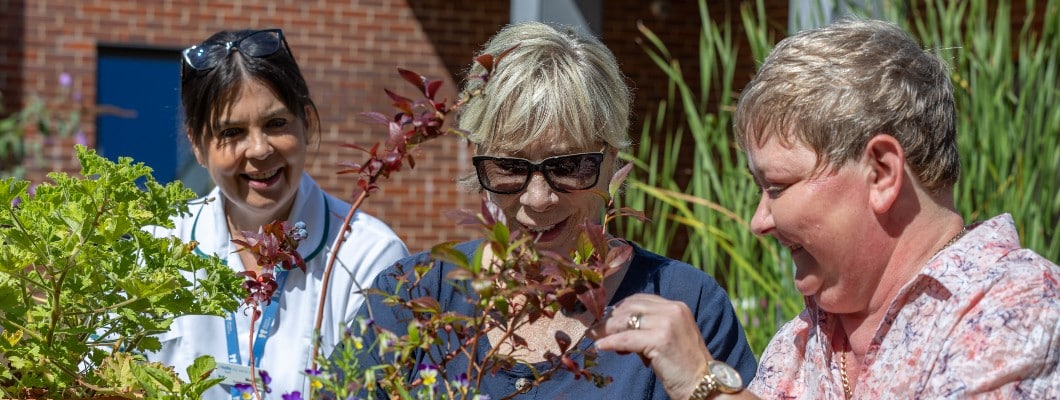 Susie in Fair Havens garden