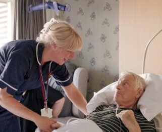 Fair Havens nurse with patient