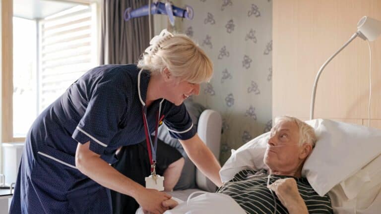 Fair Havens nurse with patient
