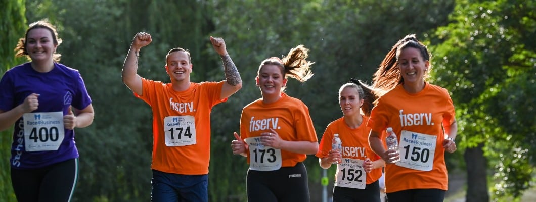 People running Race4Business