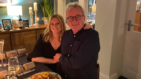 Alice and her dad at Christmas