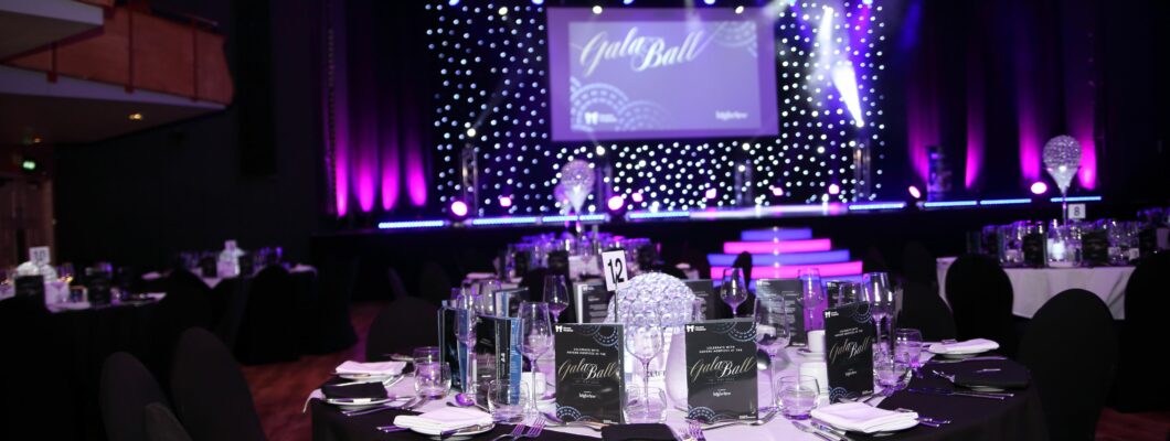 Gala ball room set up