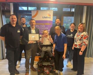 Havens-Hospices-representatives Lifelites and Connie