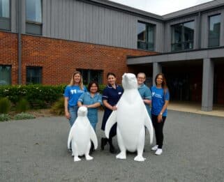 Havens Hospices fundraisers and care staff.