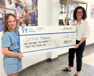 Monroe and Ella from Havens Hospices