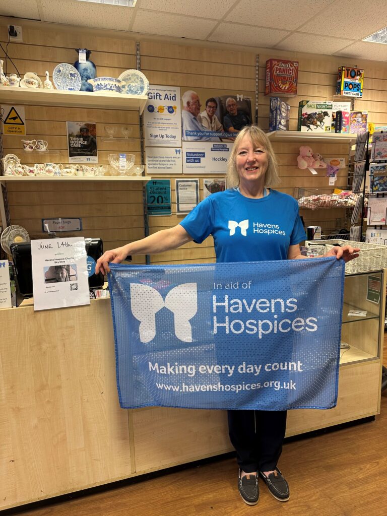 Sally Anne in the Hockley shop