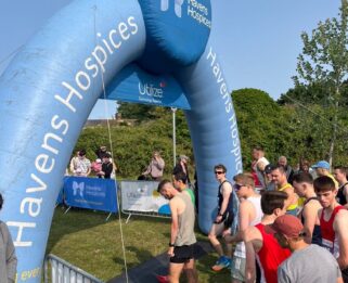 Southend Half Marathon start line