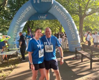 Havens Hospices ambassador tony and daughter