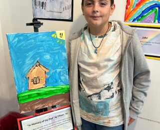 Oliver at 2024 Leigh Art Trail