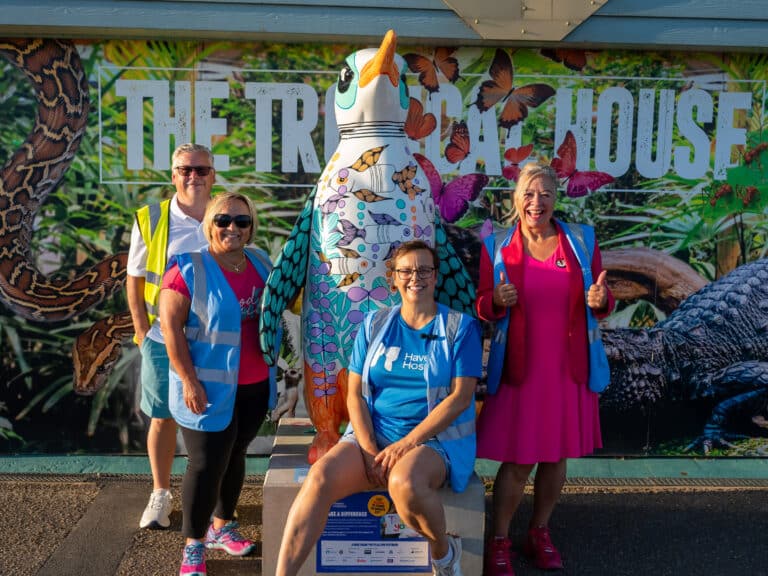 Ashley Atlantic Pacific, Sarah from Ipeco, Su Harrison Havens Hospices Patron and Chrissy from Atlantic Pacifc.
