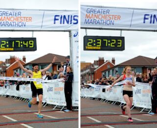 Manchester Marathon Finish Line