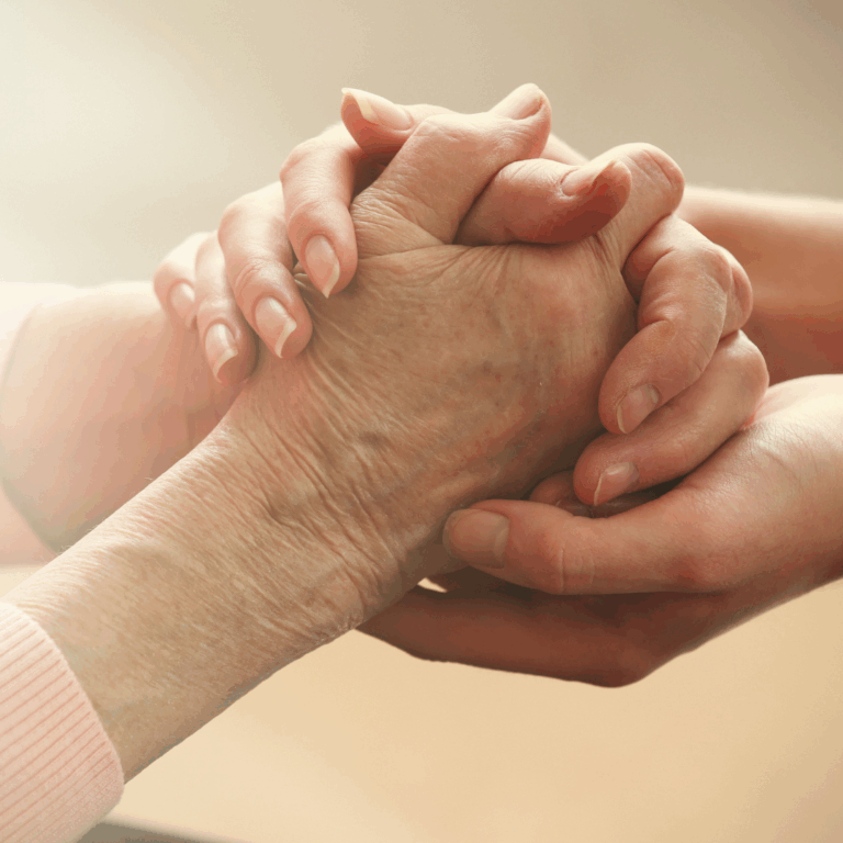 People holding hands