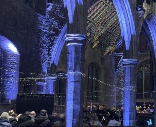 St Marys Church in Prittlewell lit up at the charity's special remembrance service