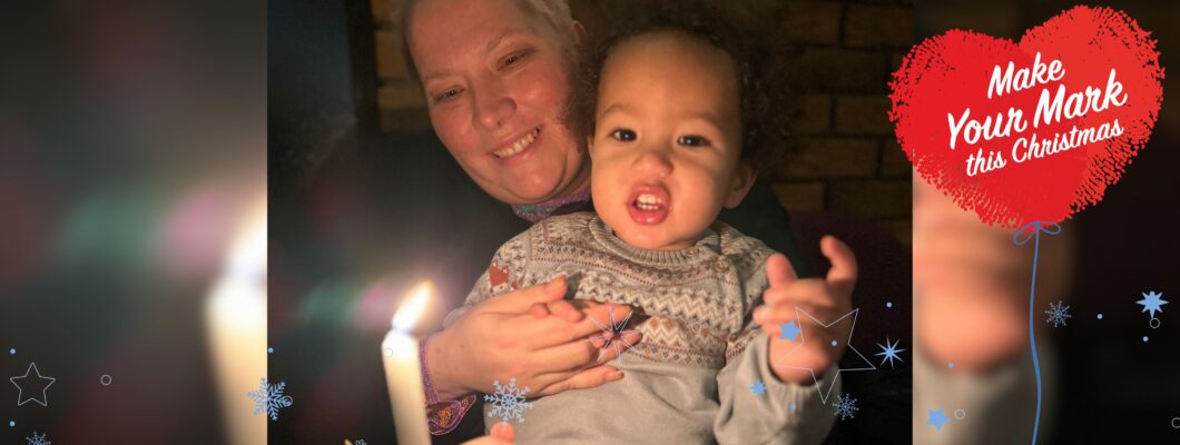 Zu and Bex at a Christmas christingle event together