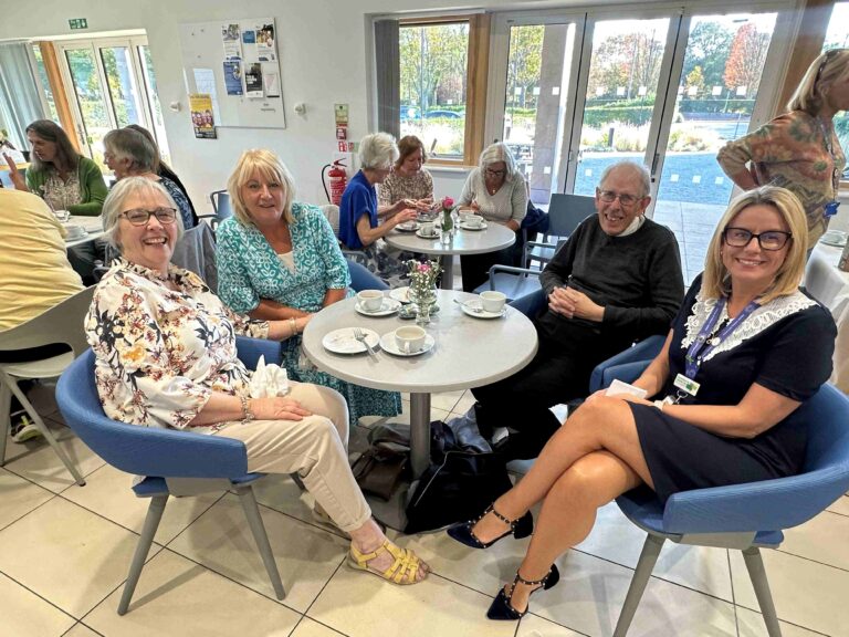 Volunteers with Dawn Head of Organisational Development and HR