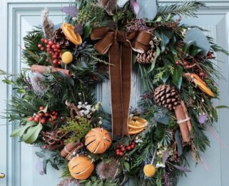 A Christmas wreath