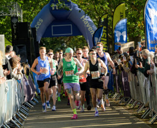 Runners at the start line